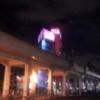 HOTEL MANHATTAN 長居店（マンハッタン）(大阪市/ラブホテル)の写真『阪和線からの夜の外観』by 少佐
