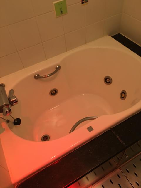 ホテルen(エン)(豊島区/ラブホテル)の写真『205号室のお風呂。 2人で入るにはちょっと狭いかも。』by とどろきさん