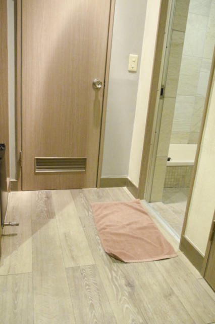 ホテル ロッソ(川崎市川崎区/ラブホテル)の写真『105号室　脱衣スペース　奥がトイレ』by INA69