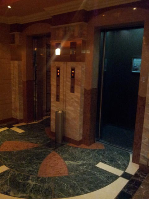 HOTEL TIFFARD（ティファード）(新宿区/ラブホテル)の写真『同行の嬢が撮影の1階エレベーターホール』by 少佐