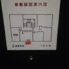 ホテル クレスト　錦糸町(墨田区/ラブホテル)の写真『506号室避難経路図』by ミド丸
