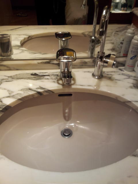 HOTEL TIFFARD（ティファード）(新宿区/ラブホテル)の写真『803号室の手洗い器と水栓』by 少佐