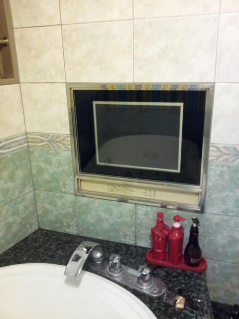 ビーナス(新宿区/ラブホテル)の写真『浴室のテレビ』by 少佐