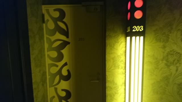 BANJAR(バンジャール) HOTEL＆SPA(所沢市/ラブホテル)の写真『203号室のドア』by おむすび
