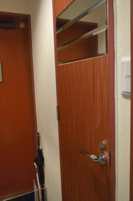 ホテル FORSION(フォーション)(新宿区/ラブホテル)の写真『306号室　玄関扉と入室後すぐのトイレの扉』by INA69