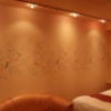 PLAZA K(プラザＫ)(八王子市/ラブホテル)の写真『305号室部屋の壁の模様（和テイストな部屋でした）』by 夕立朝立