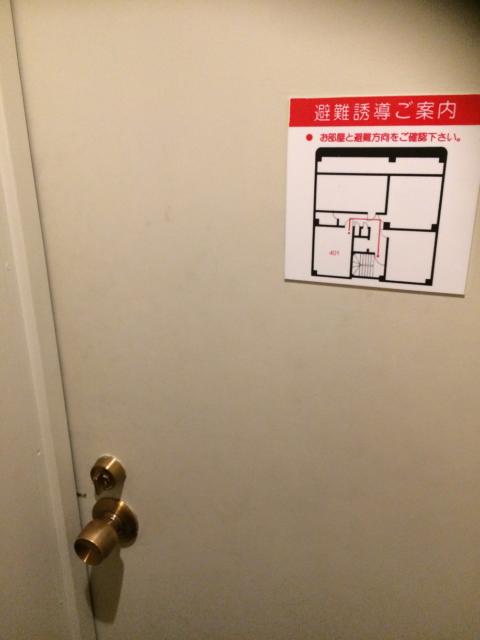 HOTEL Bless（ブレス)(新宿区/ラブホテル)の写真『401号室内扉』by こういち