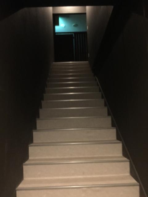 カリフォルニアホテル(小山市/ラブホテル)の写真『2階の部屋までの階段』by momona