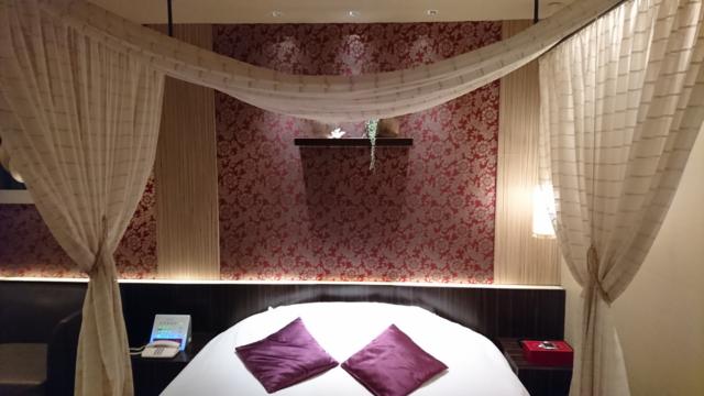アラウダリゾート国立(国立市/ラブホテル)の写真『310号室、ベッドの上部』by おむすび