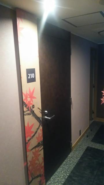HOTEL TSUBAKI 錦糸町(墨田区/ラブホテル)の写真『210号室入口ドア』by ミド丸