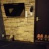 レンタルルーム メンフィス(柏市/ラブホテル)の写真『9号室ベッド前スペース ドア&amp;テレビ』by まこりん