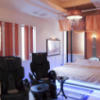 フェアリーキッス(宇都宮市/ラブホテル)の写真『115号室　ベッドルーム全景』by INA69