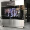 HOTEL GLANZ CASCATA(港区/ラブホテル)の写真『南側入口の大型テレビ』by 少佐