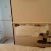 AUGUSTA DUO(アウグスタ デュオ)(台東区/ラブホテル)の写真『36号室壁側からベッド及び浴室入口を撮影(壁にはロールカーテンに隠れた鏡があります)』by オレの地雷を越えてゆけ！