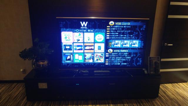 ホテルＷ(越谷市/ラブホテル)の写真『208号室、大型TV』by 来栖