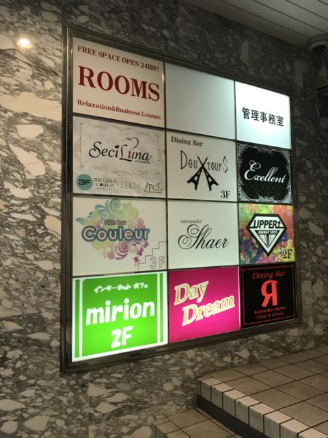 レンタルルーム ROOMS(新宿区/ラブホテル)の写真『フロア案内看板』by 少佐