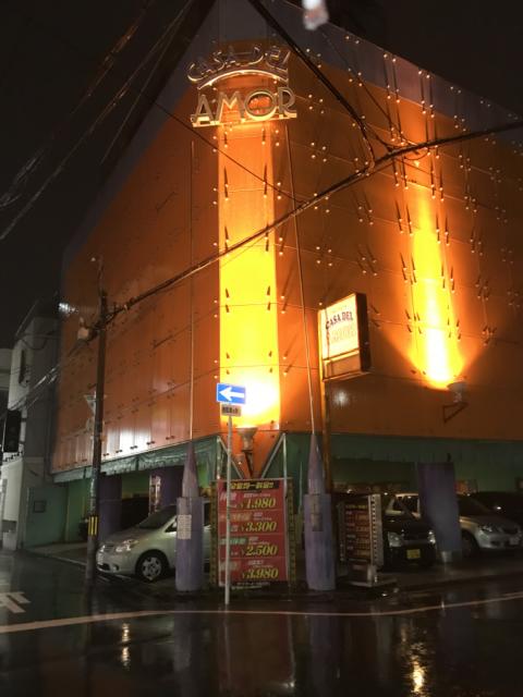 カサ・デル・アモール(堺市堺区/ラブホテル)の写真『夜の外観③』by 少佐