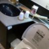 CHECK INN BALI(豊島区/ラブホテル)の写真『201号室（トイレ＆洗面台です。トイレはウォシュレットです）』by 格付屋