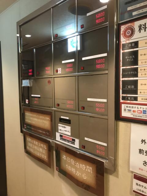 遊楽膳(新宿区/ラブホテル)の写真『コンピュータパネル』by 少佐
