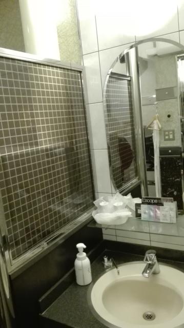 クリスタル１・２(台東区/ラブホテル)の写真『405号室　洗面台（ベッドルーム内にあり）』by カモメの民兵さん
