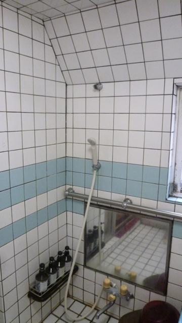 ル・ペイブラン(渋谷区/ラブホテル)の写真『503号室（浴室シャワー部分です。シャワーも水圧が弱くちょろちょろとしか出ません）』by 格付屋