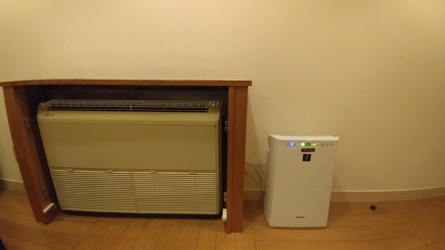 OPERA RESORT(船橋市/ラブホテル)の写真『208号室、エアコン、空気清浄機』by 来栖