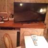ホテルLALA33(豊島区/ラブホテル)の写真『406、ベッドを背にするとテレビ、冷蔵庫、小さなテーブルが。使い勝手は悪いです。』by ゆうじい