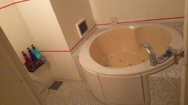 HOTEL 555(伊豆の国市/ラブホテル)の写真『201号室利用。この部屋のお風呂です。』by キジ