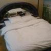 ニューヨーク(武蔵野市/ラブホテル)の写真『205号室、ベッド(枕元は鏡)』by ビデ三郎
