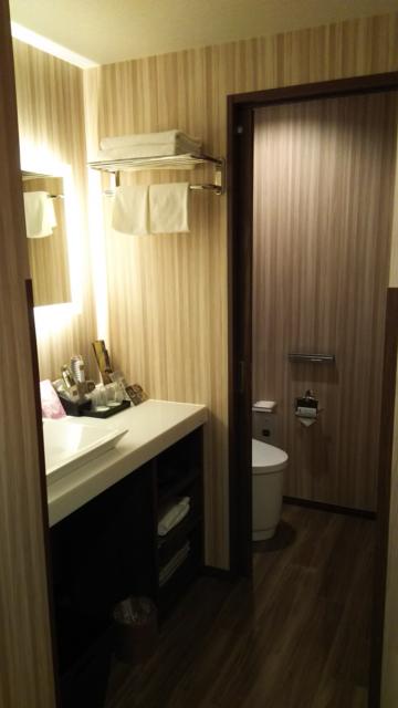 KNOWS HOTEL(ノウズホテル)(沼津市/ラブホテル)の写真『207号室利用、ﾄｲﾚと第1洗面所です。』by キジ