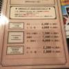 HOTEL アスタプロント(浜松市/ラブホテル)の写真『アスタプロント料金表』by 一刀流