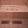 ホテルハッピーキッス(昭和町/ラブホテル)の写真『203（エグゼクティブ1）お風呂。横幅が結構狭いです』by 折口 直公