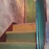隠家(ajito) HOTEL555御殿場2(御殿場市/ラブホテル)の写真『37号室利用。階段を上がると、いよいよ部屋です。緑の扉はｽﾀｯﾌ用です。』by キジ
