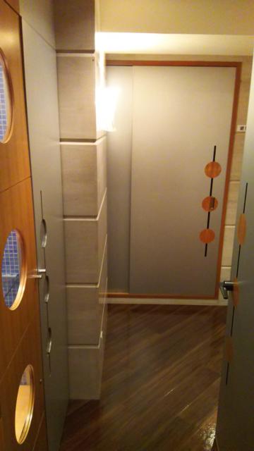 HOTEL Belta（ベルタ）(横浜市西区/ラブホテル)の写真『301号室利用。玄関から部屋へ。アルミ風でお洒落です。』by キジ