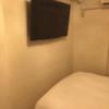ホテル ブルゾン(台東区/ラブホテル)の写真『203号室 ベッド正面のテレビ』by ちげ