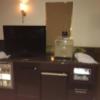 HOTEL Ｇ-７(新宿区/ラブホテル)の写真『305TV、冷蔵庫、電子レンジなど』by 夢幻人