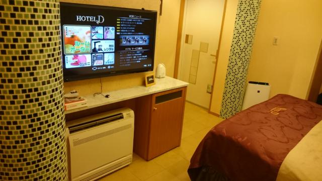 HOTEL D(川越市/ラブホテル)の写真『209号室 テレビ』by クーヘン