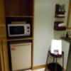 Water Hotel cy(ウォーターホテルシー)(町田市/ラブホテル)の写真『26号室、電子レンジと冷蔵庫など』by もんが～