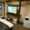ホテル アモーレ(所沢市/ラブホテル)の写真『405号室、テレビと電子レンジ、冷蔵庫など』by もんが～