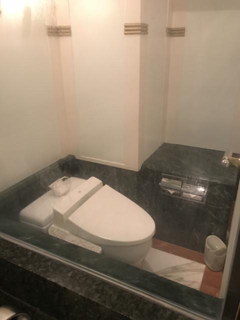 HOTEL CEAN新宿（セアン）(新宿区/ラブホテル)の写真『浴室からのトイレ』by 少佐