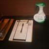 IG ANNEX （アイジーアネックス）(足立区/ラブホテル)の写真『305号室　カラオケマイク２本、ルームサービス注文票、消臭剤』by YOSA69