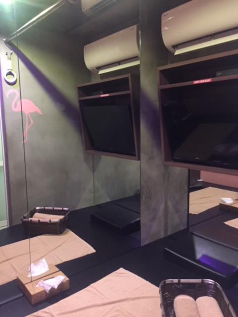 レンタルルーム ピンクフラミンゴ(新宿区/ラブホテル)の写真『２号室　全景　とにかく鏡に囲まれている部屋なのです！』by INA69
