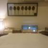 HOTEL TWIN(ツイン)(柏市/ラブホテル)の写真『201号室　ベッド上部の風景』by YOSA69