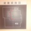 HOTEL WILL Bay Resort(船橋市/ラブホテル)の写真『402号室　玄関扉に貼られた避難経路図（４階は４部屋、タイプＡ～Ｄ）』by YOSA69
