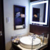 ホテルモアナ(新宿区/ラブホテル)の写真『508号室　洗面台全景　鏡は盛れるライティング』by INA69