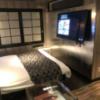 HOTEL ZERO MARUYAMA(渋谷区/ラブホテル)の写真『303号室、ベッドサイド』by かとう茨城47