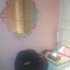 HOTEL GRASIA 1 PREMIUM RESORT(川口市/ラブホテル)の写真『201号室　ベッド横の電動マッサージチェアとお洒落な鏡』by YOSA69