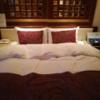 HOTEL LUCIR（ルシール)(さいたま市岩槻区/ラブホテル)の写真『201号室　ベッド』by パンダちゃん