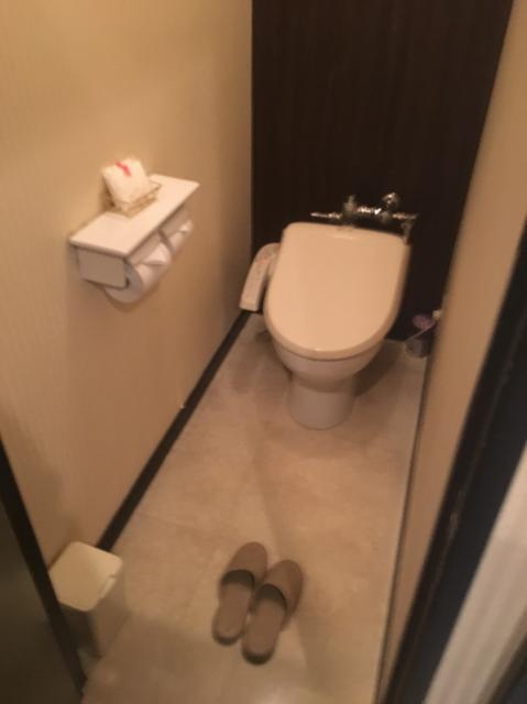 ホテルイーアイ西日暮里店(荒川区/ラブホテル)の写真『401号室、一方のトイレは清潔感あり、温水便座付き』by 町田氏