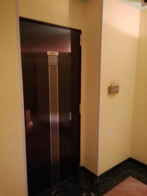 湘南ベイホテル(茅ヶ崎市/ラブホテル)の写真『307号室利用。部屋の扉です。古い鍵で開けて入ります。』by キジ